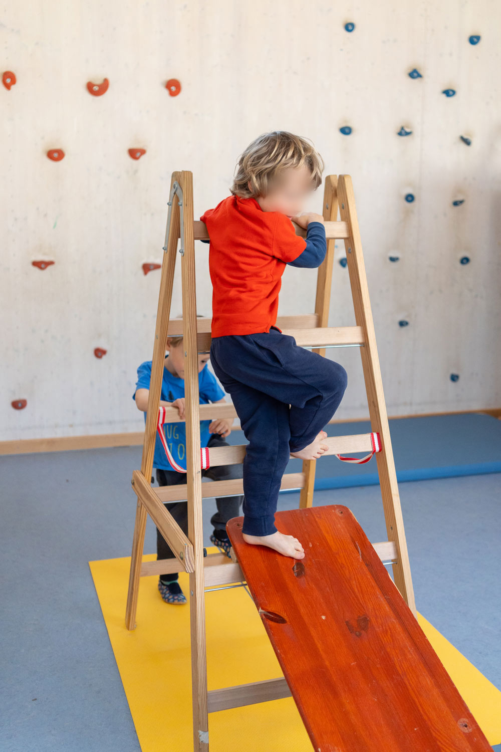 Standleiter im Kindergarten